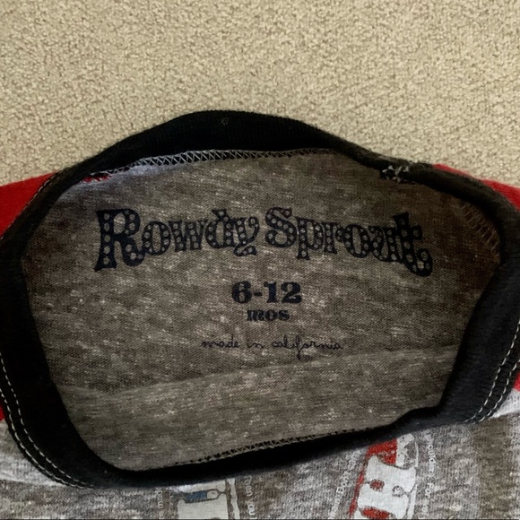 Rowdy Sprout band tee. - Picture 3 of 3